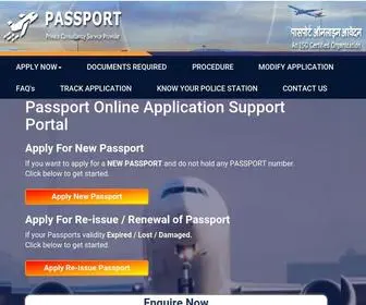 Passport-Consultancy.com(Passport Online Application. Process) Screenshot