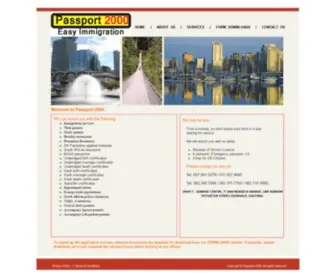 Passport2000.com(Passport renewal companies) Screenshot