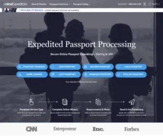 Passportcenter.com(Expedited u.s) Screenshot
