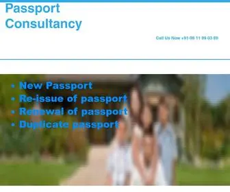 Passportconsultancy.com(Passport Consultancy Delhi NCR) Screenshot