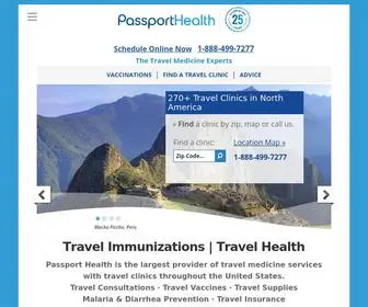 Passporthealthusa.com(Passport Health) Screenshot