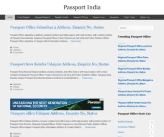 Passportindia.info(Passport India) Screenshot