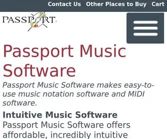 Passportmusic.com(Passport Music Software) Screenshot