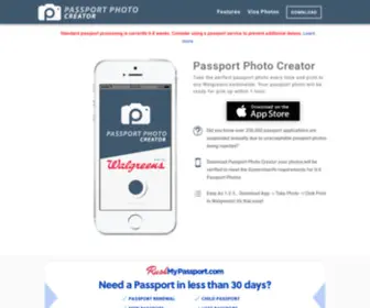 Passportphotocreator.com(Passport Photo Creator app) Screenshot