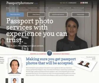Passportphotonow.com(Passport citizenship and visa photos printed and guaranteed accepted from Passport Photo Now) Screenshot