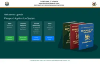 Passports.go.ug(Uganda Passport Application System) Screenshot