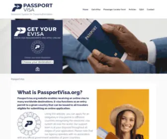 Passportvisa.org(The E) Screenshot