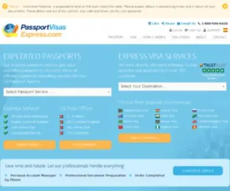 Passportvisaexpress.com(Passport Visa) Screenshot