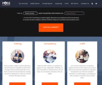 Passprocurement.com(PASS Procurement) Screenshot