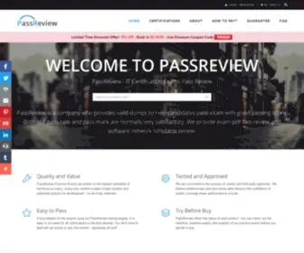 Passreview.com(Passing score) Screenshot