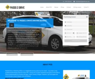 Passs2Drive.com(PASSS 2 DRIVE is a Driving School which offers driving lessons (both manual and automatic)) Screenshot