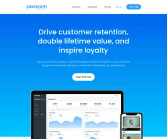 Passteam.io(Build a better loyalty program with Apple Wallet and GPay) Screenshot