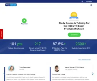 Passtheot.com(Exam Prep for the NBCOT) Screenshot