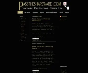 Passtheshareware.com(For shareware) Screenshot