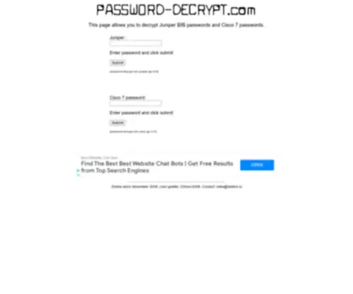 Password-Decrypt.com(Password Decrypt) Screenshot
