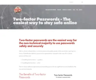 Passwordcoach.com(Two-factor Passwords) Screenshot