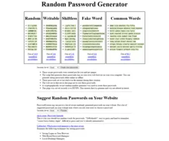 Passwordcreator.org(Passwordcreator) Screenshot