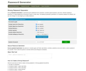 Passwords-Generator.org(Password Generator) Screenshot
