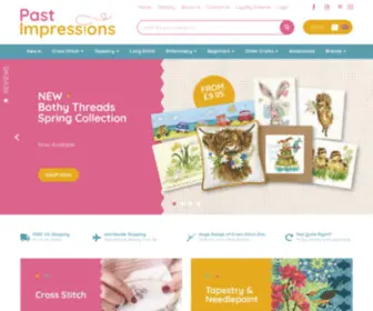 Past-Impressions.co.uk(Our vast Needlecraft range includes) Screenshot