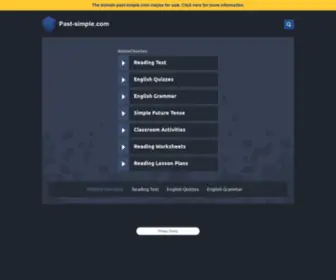 Past-Simple.com(ESL) Screenshot