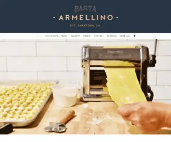 Pastaarmellino.com(Saratoga, CA) Screenshot