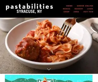 Pastabilities.com(Pastabilities) Screenshot