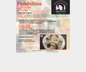 Pastabilitiesbg.com(Pastabilities) Screenshot