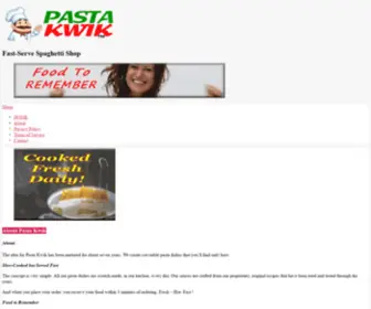 Pastakwik.com(Fast-Serve Spaghetti Shop) Screenshot