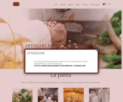 Pastaligorio.com(Pasta Ligorio) Screenshot