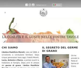 Pastamorelli.it(Antico Pastificio Morelli) Screenshot
