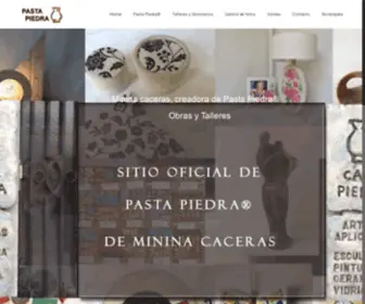 Pastapiedra.com(Sitio Oficial de Minina Caceras) Screenshot