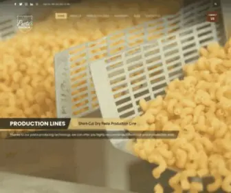 Pastaproductionline.com(Pasta Production Line) Screenshot