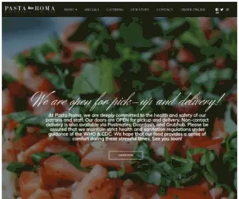 Pastaroma.com(Italian Restaurants Los Angeles USC) Screenshot