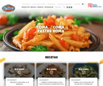 Pastasroma.com(Recetas) Screenshot