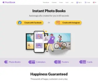 Pastbook.com(Photo Products created in 1 click) Screenshot