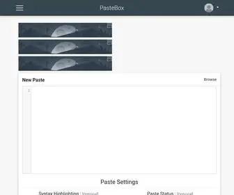 Pastebox.gq(Pasteshr) Screenshot
