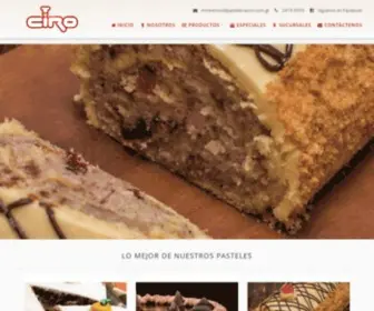 Pasteleriaciro.com(Pasteler) Screenshot