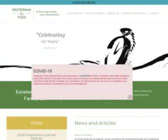 Pasternakfidis.com(Pasternak & Fidis) Screenshot