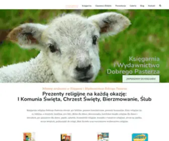 Pasterz.pl(Księgarnia religijna prezenty komunijne gry religijne) Screenshot