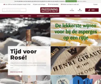 Pasteuning.nl(Voted best wineshop) Screenshot