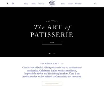 Pasticceriacova.com(Cova 1817) Screenshot