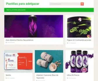 Pastillasparaadelgazarfacil.com(Todo lo que tenes que saber sobre las pastillas para bajar de peso) Screenshot