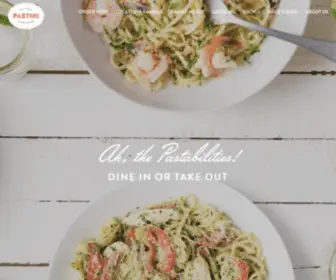 Pastini.com(Italian restaurant) Screenshot