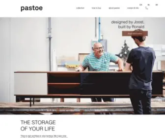 Pastoe.com(Zorgvuldig design maakt ruimte en overleeft de veranderingen in stijl of smaak. Het) Screenshot