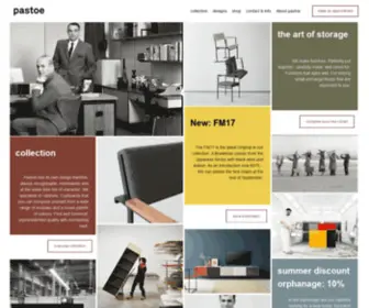 Pastoe.nl(Zorgvuldig design maakt ruimte en overleeft de veranderingen in stijl of smaak. Het) Screenshot
