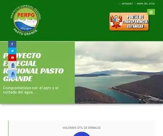 Pastogrande.gob.pe(Proyecto Especial Regional PastoGrande) Screenshot