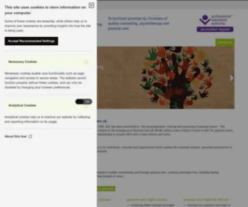 Pastoralcareuk.org(ACC UK) Screenshot
