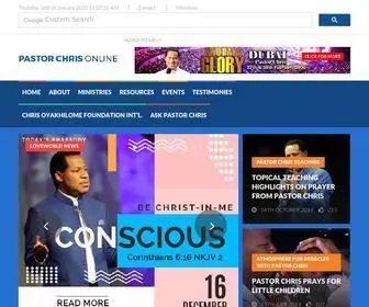 Pastorchrisonline.org(What's New on Pastor Chris Online) Screenshot