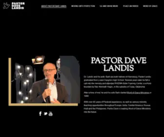 Pastordavelandis.com(Pastor Dave Landis) Screenshot