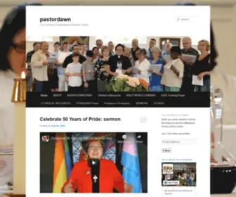 Pastordawn.com(21st Century Progressive Christian Pastor) Screenshot